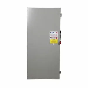 EATON DH366NGK Custom Single-Throw Fused Safety Switch, 600 A, Nema 1, Painted Steel, Class H | BJ2KBM