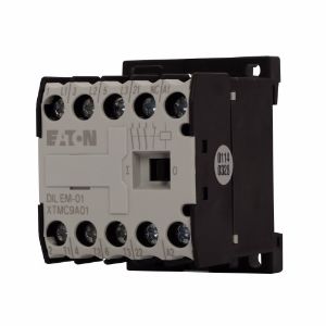 EATON DILEM-01(24V60HZ) IEC Mini Contactor, 24 Vac, 60 Hz, 1Nc, 9A, 45 Mm Mini, 60 Hz, 0.5, 1.5/ 2, 3, 5 | BJ2LAV