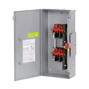 EATON DT221URK Heavy Duty Double-Throw Non-Fused Safety Switch, 30 A, Nema 3R, Painted Galvanized Steel | BJ2MVY