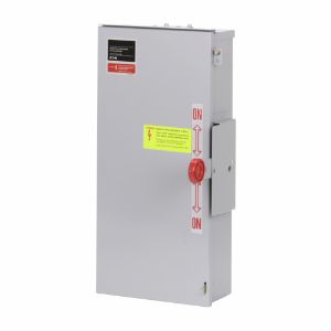 EATON DT263URK Heavy Duty Double-Throw Non-Fused Safety Switch, 100 A, Nema 3R, Painted Galvanized Steel | BJ2NBQ