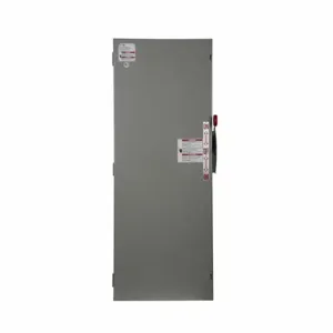 EATON DT224FGK Heavy Duty Double-Throw Safety Switch, 200 A, Nema 1, Painted Steel, Class H Fuses | BJ2MXF