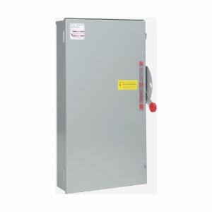 EATON DT225URK-NPS General Duty Double-Throw Safety Switch, 400 A, Compact Design, Includes Neutral, Nema 3R | BJ2MYU