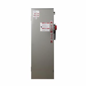 EATON DT363FDK Heavy Duty Double-Throw Safety Switch, 100 A, Nema 12, Painted Galvanized Steel | BJ2NTL