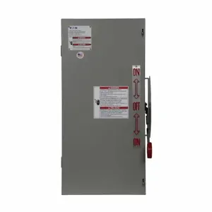 EATON DT321UGK Heavy Duty Double-Throw Non-Fused Safety Switch, 30 A, Nema 1, Painted Steel, Non-Fusible | BJ2NEW