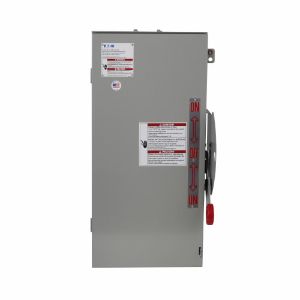 EATON DT363URKN Heavy Duty Double-Throw Non-Fused Safety Switch, 100 A, Nema 3R, Painted Galvanized Steel | BJ2NVV