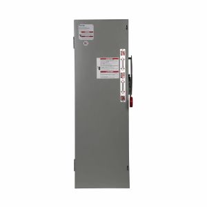 EATON DT323FGK Heavy Duty Double-Throw Safety Switch, 100 A, Nema 1, Painted Steel, Class H Fuses | BJ2NFE