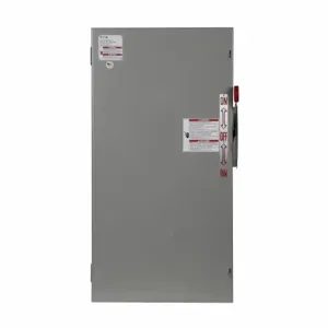 EATON DT364UGK Heavy Duty Double-Throw Non-Fused Safety Switch, 200 A, Nema 1, Painted Steel | BJ2NXN