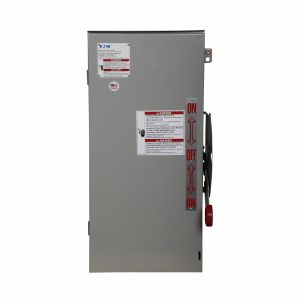 EATON DT362URK Heavy Duty Double-Throw Non-Fused Safety Switch, 60 A, Nema 3R, Painted Galvanized Steel | BJ2NTP