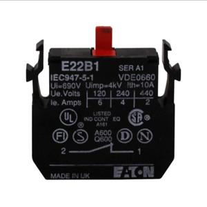 EATON E22B1 E22 Drucktastenkontaktblock, 22.5 mm, 1 Öffner | BJ2QCT