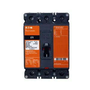 EATON E2F150TM Molded Case Circuit Breaker, 600 VAC, 250 VDC | BJ2RXZ