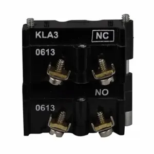 EATON E30KLA3 E30 Pushbutton Contact Block, E30, St And ard Contact Block, 1No-1Nc | BJ2VVA