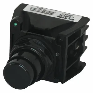 EATON E34EX709B Hazardous Location Push Button With Contacts, Black, 30 mm Size, 2 NO/2 NC, Momentary | CJ2KLR 31HK76