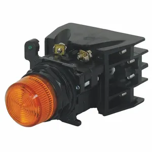 EATON E34EX828AD24 Hazardous Location Illuminated Push Button with Contacts, Amber, 1 NC/1 NO, LED | CJ2KLM 31HL12