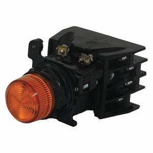 EATON E34EX828AD2A Beleuchteter Drucktaster für explosionsgefährdete Bereiche mit Kontakten, bernsteinfarben, 30 mm Größe, 1 Öffner/1 Schließer | CJ2KLL 31HL15
