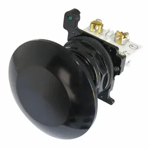 EATON E34JB1-1X Non Illuminated Push Button, 30mm Size, Momentary Push, Black, 1NO/1NC | CJ2XHT 39R296