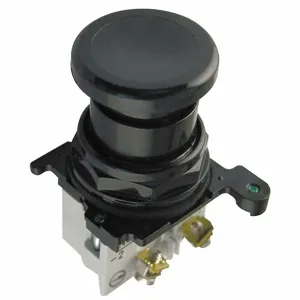 EATON E34LB1-1X Non Illuminated Push Button, 30mm Size, Momentary Push, Black, 1NO/1NC | CJ2XJA 39R293