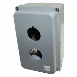 EATON E34N12 Pushbutton Enclosure, Aluminum, 1 Columns, 2 Holes, 3/4 Inch Conduit Size | CJ3CHT 31HL38