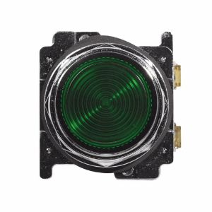 EATON E34TB120H6 Pushbutton, Green, Corrosion Resistant Assembled Indicating Light, Inc And escent | BJ2YFY
