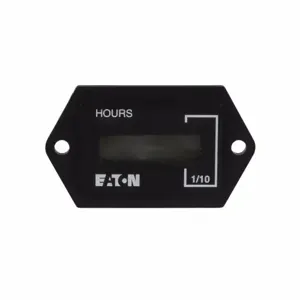 EATON E42DI241260 Elapsed Time Meter, Range: 0-99, 999.9 Hours, 12-48 Vdc/20-60 Vac | BJ2YYB