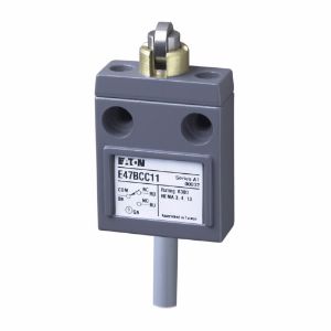 EATON E47BCC11 E47Bcc Compact Pre-Wired Limit Switch, Cross Roller Plunger | BJ2YYY