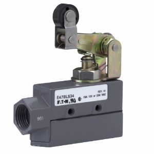 EATON E47BLS34 E47 Enclosed Precision Limit Switch, One Way Roller, Die Cast Aluminum Enclosure | BJ2ZAL