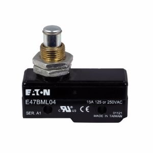 EATON E47BML04 E47 Precision Limit Switch, Basic, Extended Straight Plunger | BJ2ZAN