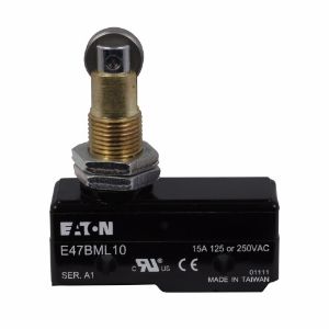 EATON E47BML10 E47 Precision Limit Switch, Basic, Roller Plunger, Mineral Filled Phenolic Enclosure | BJ2ZAM