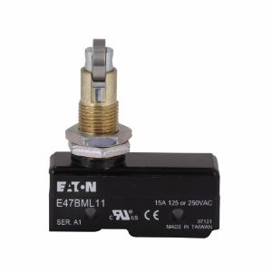 EATON E47BML11 E47 Precision Limit Switch, Basic, Cross Roller Plunger | BJ2ZAP