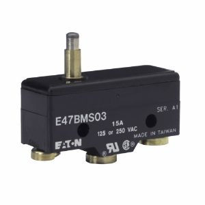 EATON E47BMS03 E47 Precision Limit Switch, Basic, Extended Plunger, Mineral Filled Phenolic Enclosure | BJ2ZBF