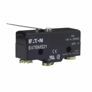 EATON E47BMS21 E47 Precision Limit Switch, Basic, Reversed Lever, Mineral Filled Phenolic Enclosure | BJ2ZBM