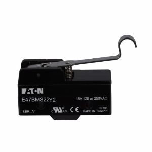EATON E47BMS22Y2 E47 Precision Limit Switch, Basic, Straight Lever, Mineral Filled Phenolic Enclosure | BJ2ZBT