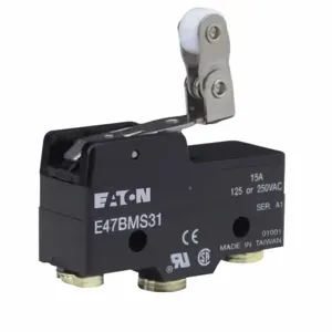 EATON E47BMS31 E47 Precision Limit Switch, Basic, One Way Roller, Mineral Filled Phenolic Enclosure | BJ2ZBU