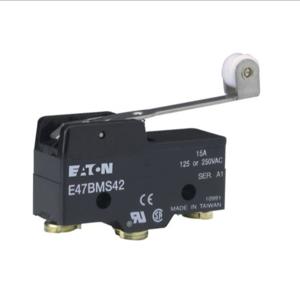 EATON E47BMS42 Precision Limit Switch, E47, Extended Roller Lever, Screw Terminals, 15A At 250 Vac | BJ2ZCB