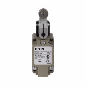 EATON E49M11AP1 Assembled Limit Switch, E49, Roller Lever, Screw Terminals, 10A At 250 Vac | BJ2ZEW