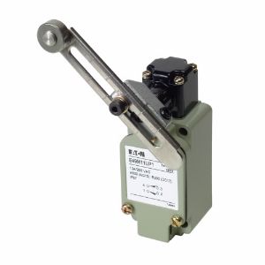 EATON E49M11UP1 Assembled Limit Switch, E49, Adjustable Roller Lever, Screw Terminals, 10A At 250 Vac | BJ2ZFB