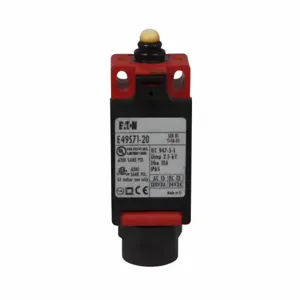 EATON E49S71-20 E49 Miniature Din Limit Switchlastic Body, Self-Extinguishing Pa-6 | BJ2ZFN