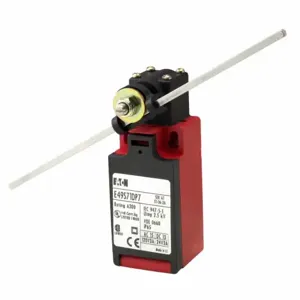 EATON E49S71DP7 Assembled Limit Switch, E49, Rod Lever, Screw Terminals, 10A At 240 Vac, 1.5A At 30 Vdc | BJ2ZGB