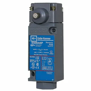 EATON E50BH16P Heavy Duty Limit Switch, 2NC/2NO, 10A At 600V, 1.44 Inch Actuator Length, Linear | CJ3VVK 49C008