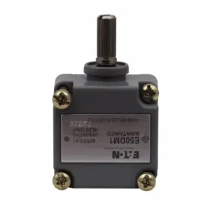 EATON E50DM1 E50 Nema Heavy Duty Plug-In Limit Switch, Side Rotary, Maintained 2 Position | BJ2ZUD 49C020