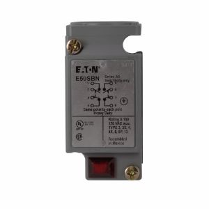 EATON E50SBN E50 Nema Heavy Duty Plug-In Limit Switch, 10A At 12 Vac, 1A At 125 Vdc, 2No-2Nc | BJ3ACQ 49A978