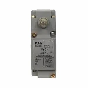 EATON E50SG E50 Nema Heavy Duty Plug-In Limit Switch, Assembled Switch, E50, 5A At 240V, 1No-1Nc | BJ3ACR