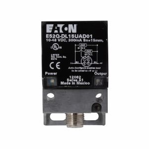 EATON E52Q-DL15UAD01 E52 Inductive Proximity Sensor, Inductive Proximity Cube Sensor, E52, 15 Mm Range | BJ3BDJ