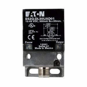 EATON E52Q-DL30UAD01 E52 Induktiver Näherungssensor, Induktiver Näherungswürfelsensor, E52, 30 mm Reichweite | BJ3BEL