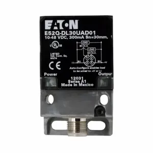 EATON E52Q-DL30UAD01 E52 Inductive Proximity Sensor, Inductive Proximity Cube Sensor, E52, 30 Mm Range | BJ3BEL