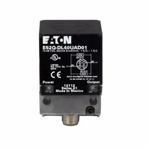 EATON E52Q-DL40UAD01 E52 Inductive Proximity Sensor, E52 Cube Style Inductive Proximity Sensor | BJ3BEE