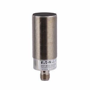 EATON E57-30GS10-DDB Inductive Global Proximity Sensor, E57, Straight, 30 Mm, Shielded, Output On, M12 | BJ3CBD