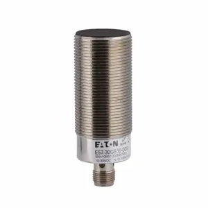 EATON E57-30GS10-DDB Inductive Global Proximity Sensor, E57, Straight, 30 Mm, Shielded, Output On, M12 | BJ3CBD