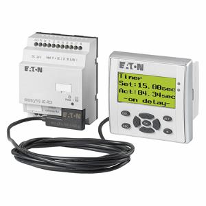 EATON EASY-E4-AC-8RE1 Input/Output Module, Easy E4 Control Relays, 4 Inputs, 4 Outputs | CJ2PZN 55PK26