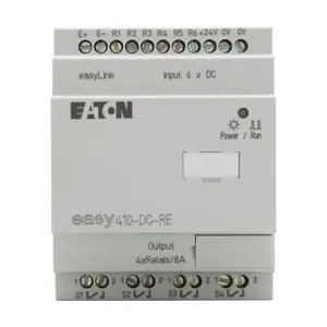 EATON EASY410-DC-RE Easy Programmable Relays, Digital Expansion Module, 24 Vdc, 6-Digital Input | BJ3EUJ