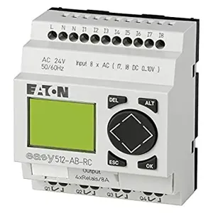 EATON EASY512-AB-RC Easy Programmable Relays, Control Rel Relay, Includes Clock And Display, 24 Vac | BJ3EUP